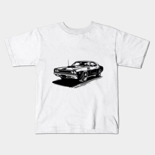 american muscle car Kids T-Shirt